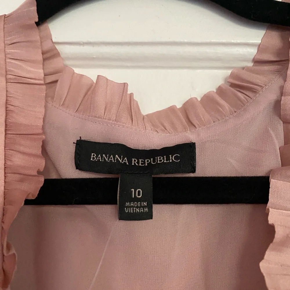 NWT Banana Republic light salmon pink maxi dress - Picture 2 of 4